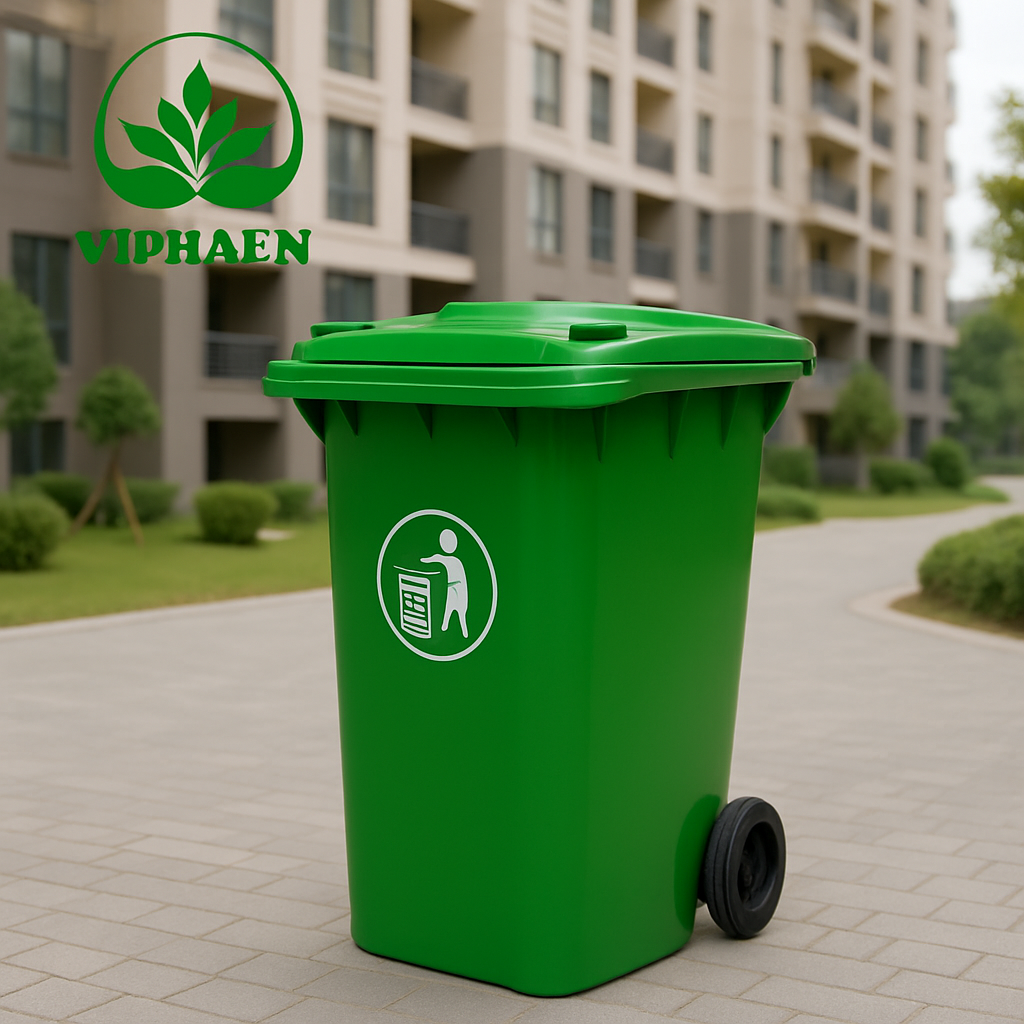 thùng rác nhựa HDPE 240L