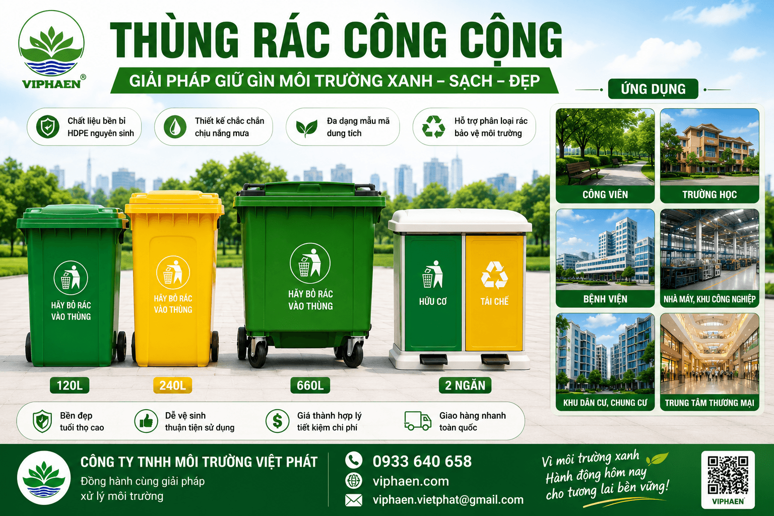 thùng rác công cộng
