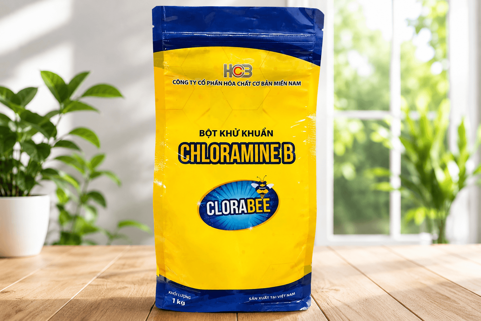 khử khuẩn trang trại bằng Cloramin B